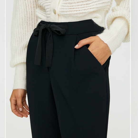 Aritzia Wilfred Allant Black Trouser Pants - Picture 14 of 15